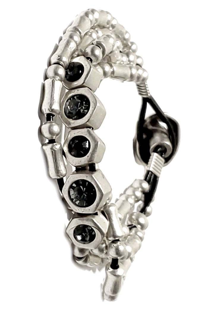 Smoky Beaded Bracelet