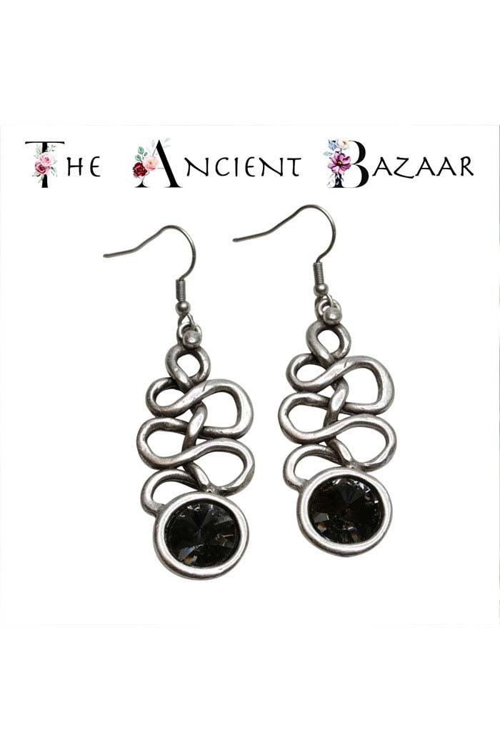 Crystal Swirl Earrings