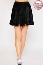 Jersey Godet Mini Skirt