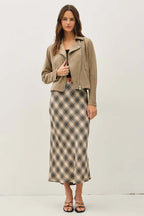 Suede Feel Moto Utility Jacket