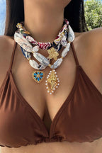 Gold Plated Stainless Steel Seashell Necklace