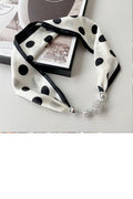 Silk & Gold Scarf Necklace