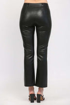 Pintucked Front Flare Pants