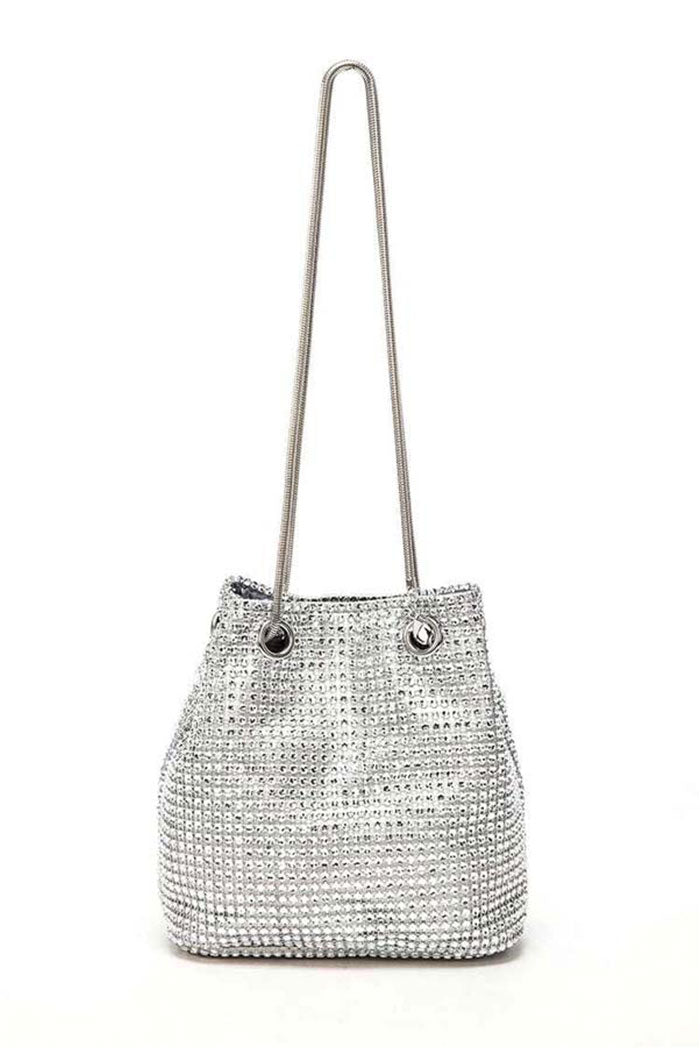 Rhinestone Mesh Mini Bag