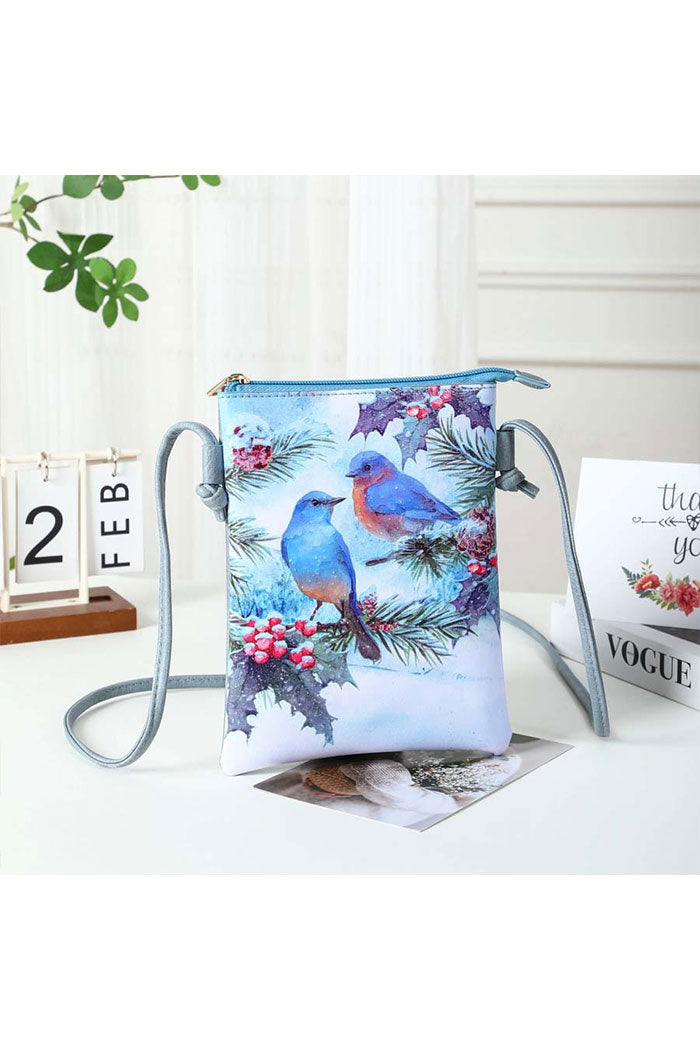 Printed Crossbody Cellphone Bag
