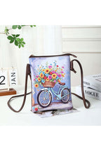 Printed Crossbody Cellphone Bag