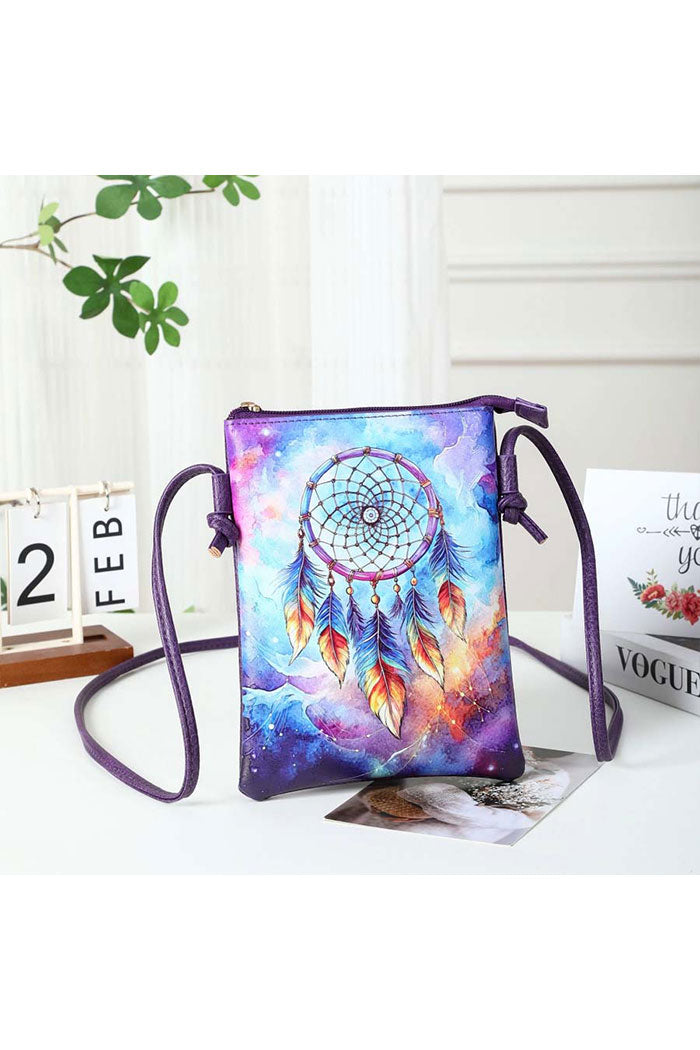 Printed Crossbody Cellphone Bag