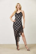 Asymmetric Hem Cami Dress