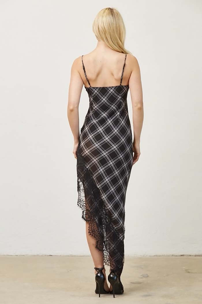 Asymmetric Hem Cami Dress