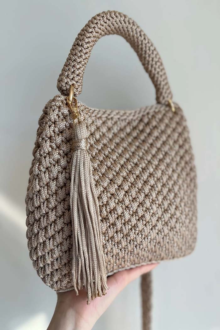 Handmade Macrame Shoulder Bag