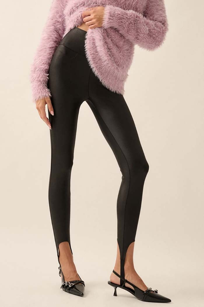 High-Waist Stirrup Leggings