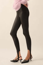 High-Waist Stirrup Leggings