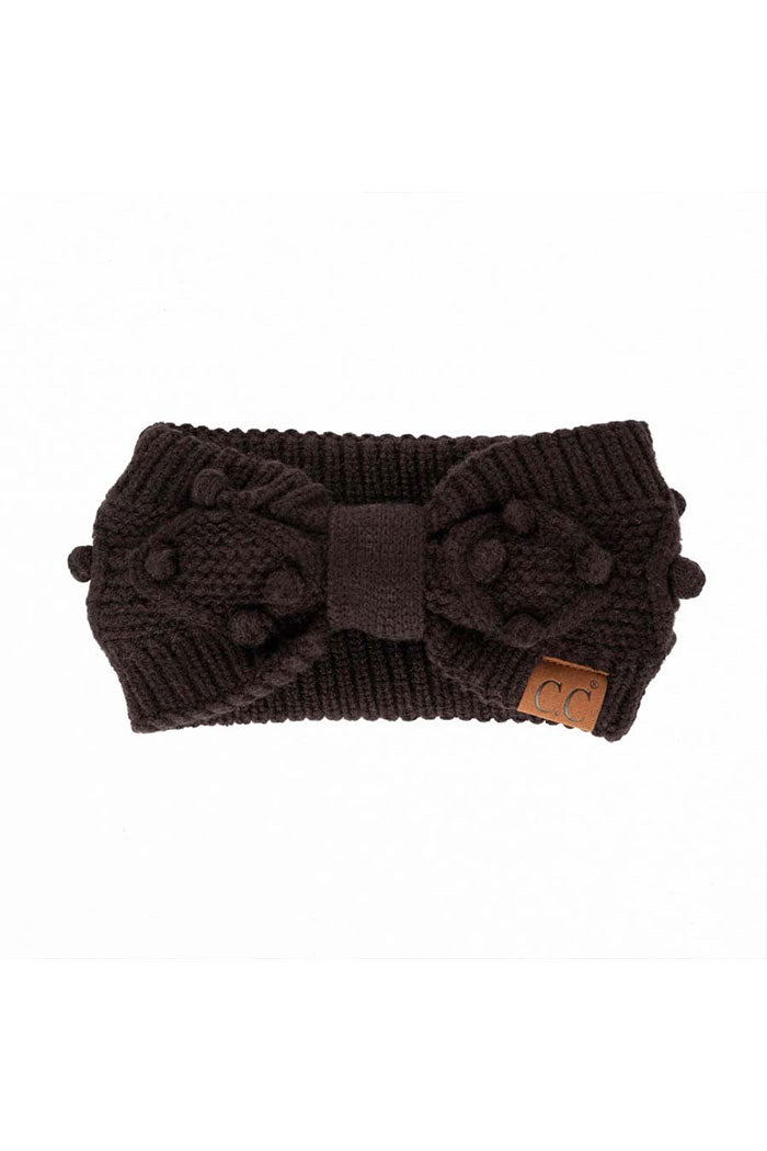 Cc Crafted Pom Detail Head Wrap
