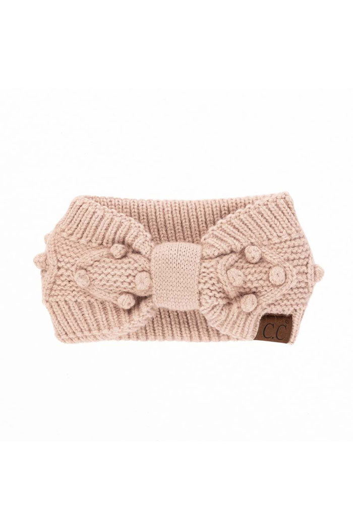 Cc Crafted Pom Detail Head Wrap