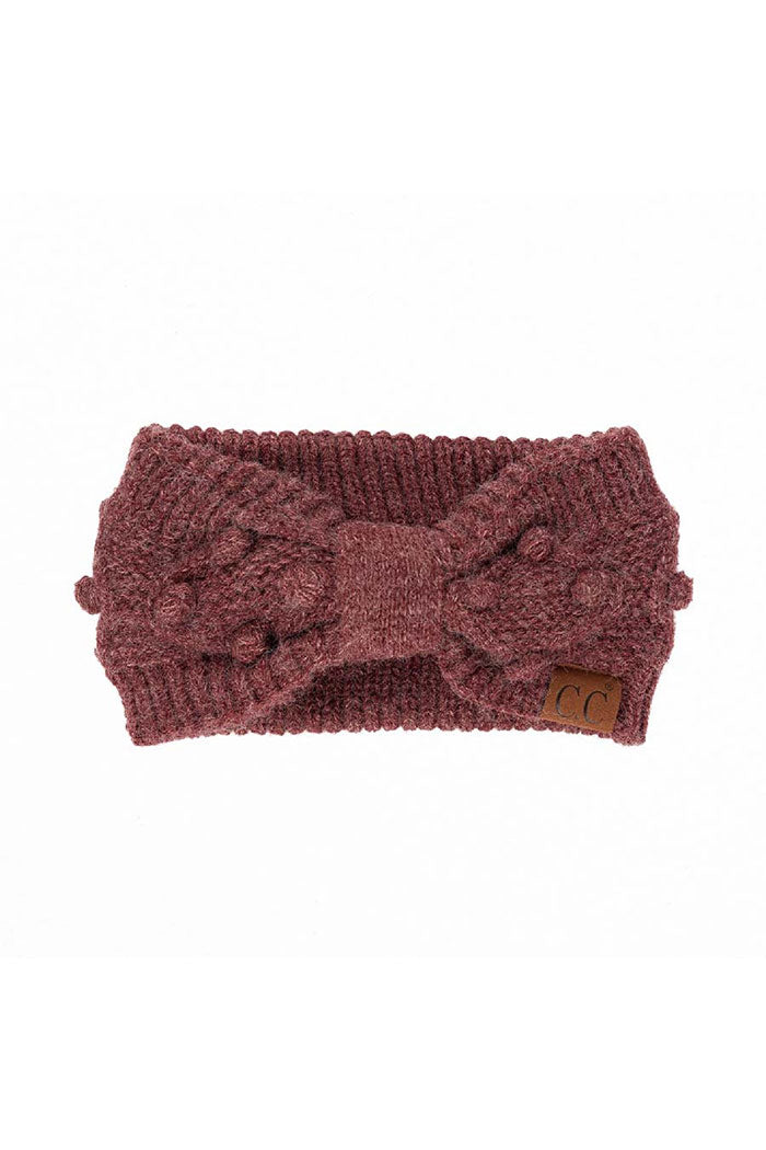 Cc Crafted Pom Detail Head Wrap