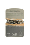 Multi-Stone Wrap Necklace Bracelet