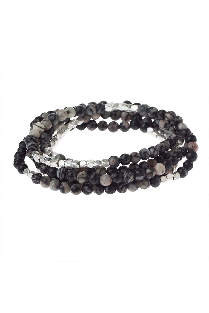 Multi-Stone Wrap Necklace Bracelet
