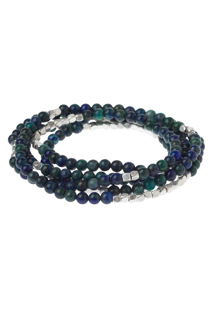 Multi-Stone Wrap Necklace Bracelet
