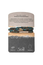 Multi-Stone Wrap Necklace Bracelet