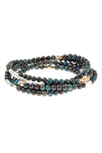 Multi-Stone Wrap Necklace Bracelet