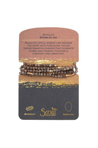 Multi-Stone Wrap Necklace Bracelet