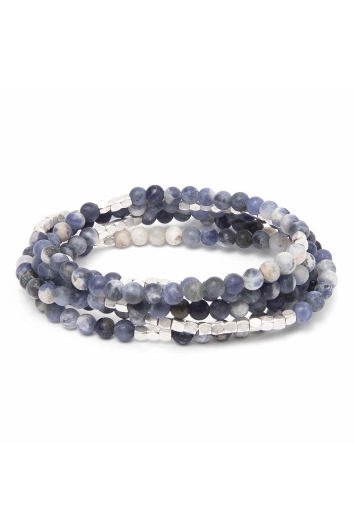 Multi-Stone Wrap Necklace Bracelet