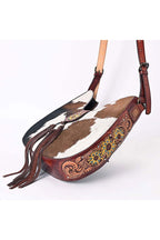 Hobo Sunflower Hair-On Leather Bag