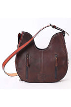 Hobo Sunflower Hair-On Leather Bag