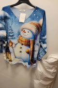 Snowman Cozy Christmas Sweater
