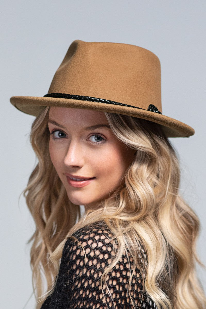 Double Braided Wool Fedora
