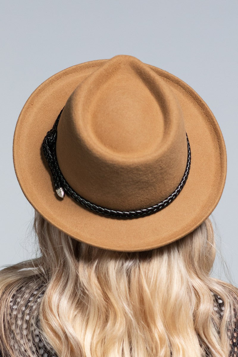 Double Braided Wool Fedora