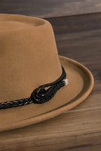 Double Braided Wool Fedora