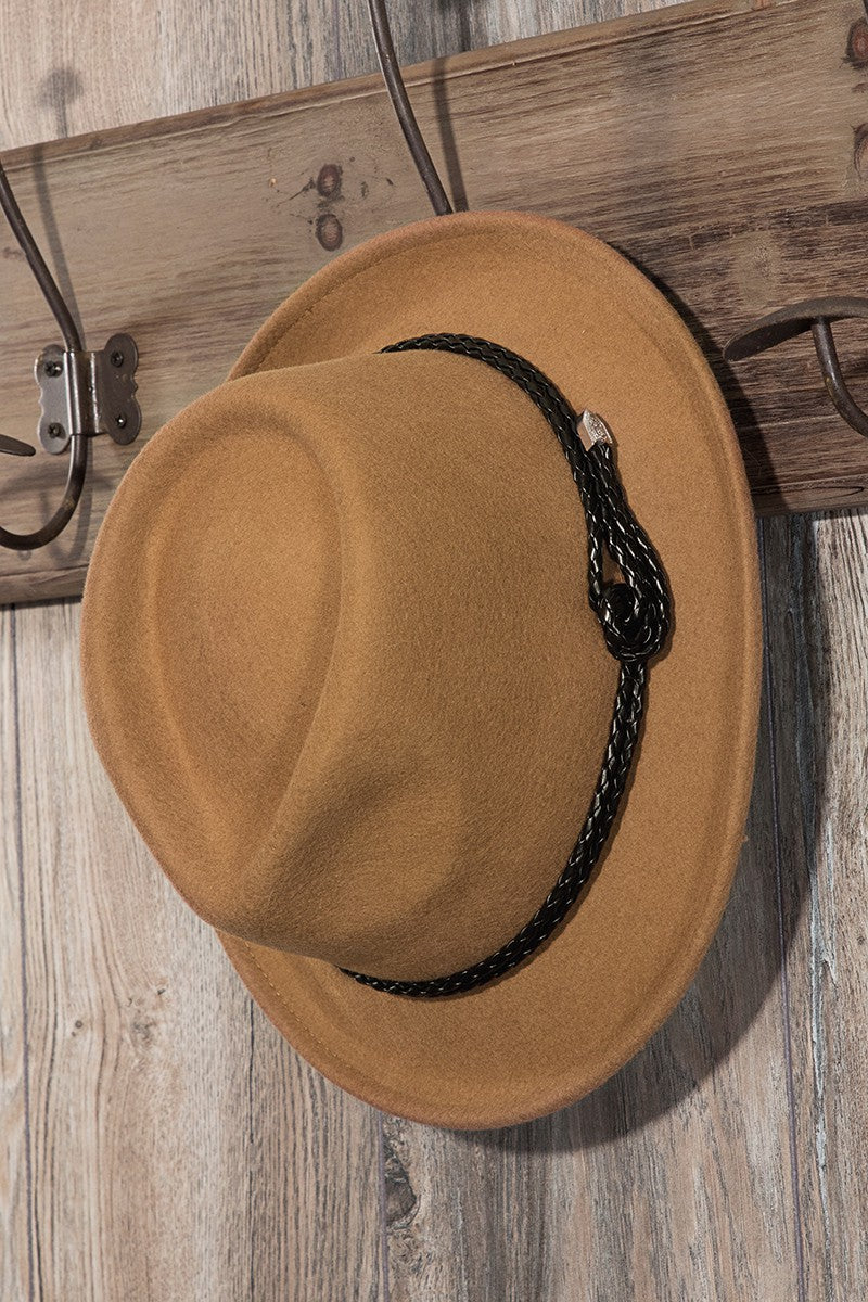 Double Braided Wool Fedora