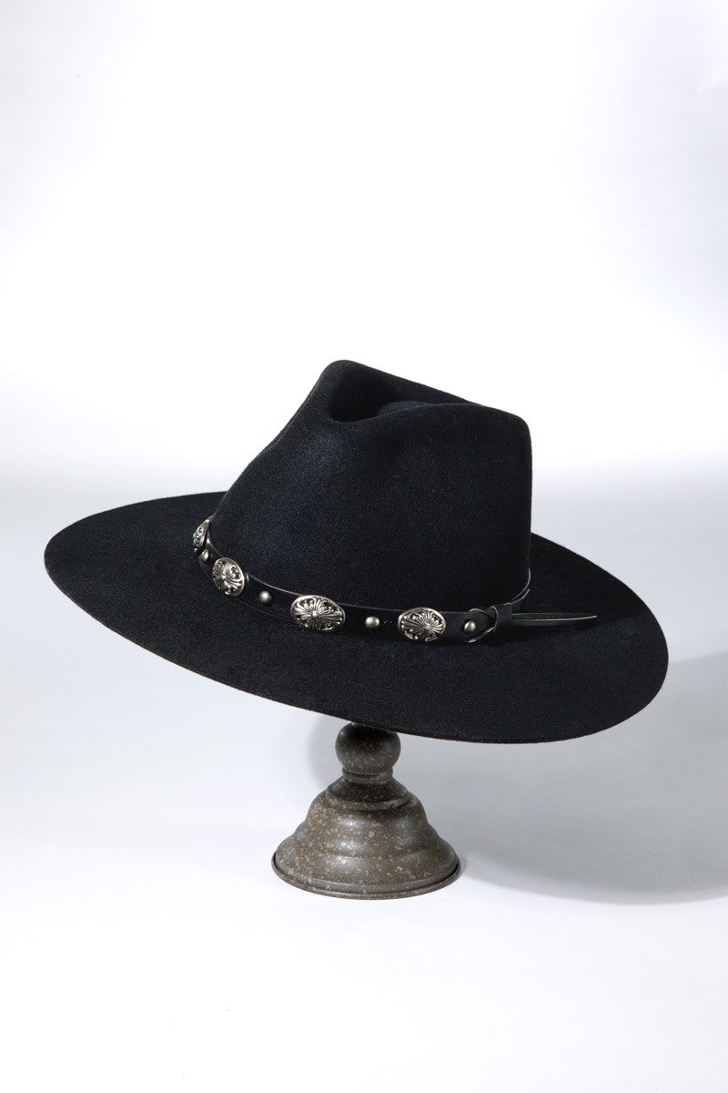 Western Concho Panama Hat
