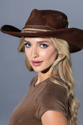 Vintage Patch Distressed Cowgirl Hat