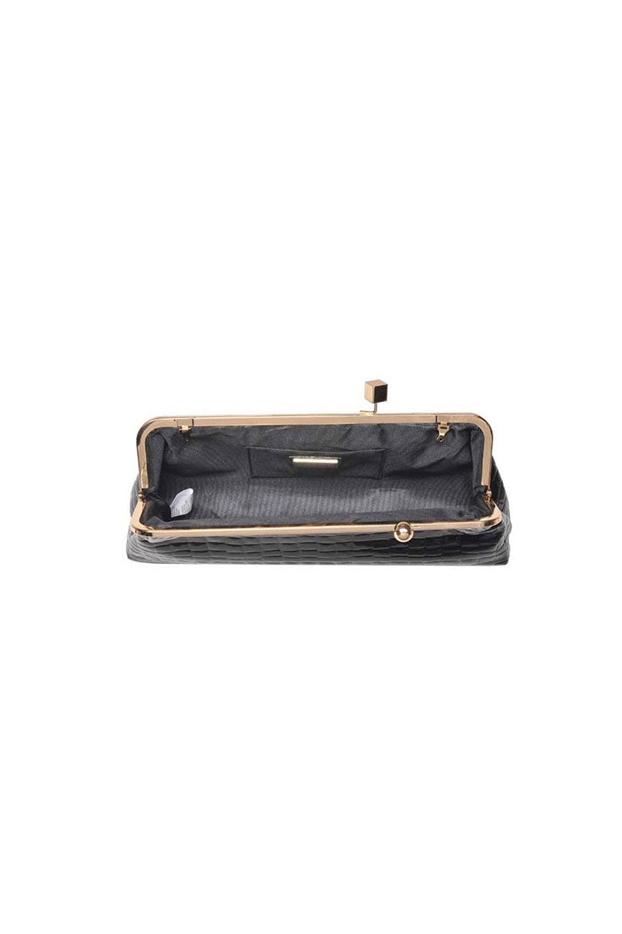 Piper Croc Clutch Bag
