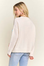 Butterfly Embellishment Sweater