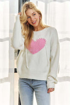 Heart Stitch Cozy Sweater