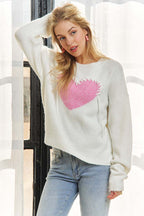 Heart Stitch Cozy Sweater