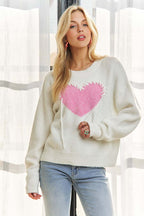 Heart Stitch Cozy Sweater