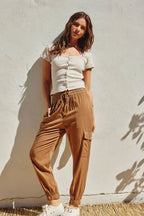 Washed Cargo Joggers