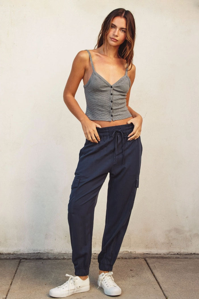 Washed Cargo Joggers