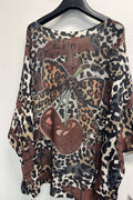 Italian Leopard Knit Sweater