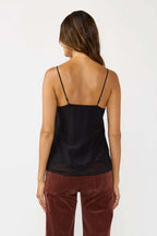 V-Neck Lace Trim Cami