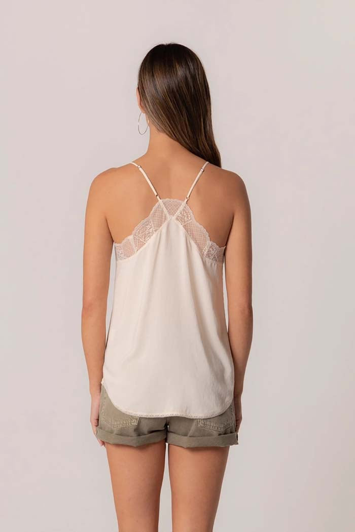 Lace Trim Slip Cami