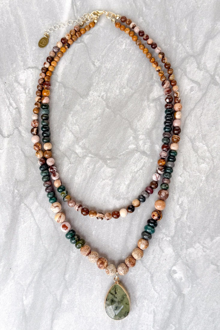Becca Double Strand Necklace