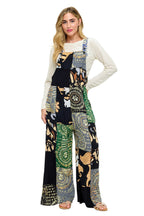 Floral Mandala Patchwork Overall