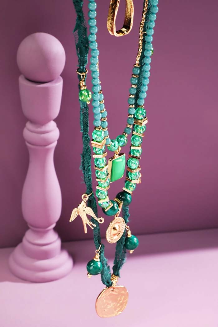 Layered Charm Necklace