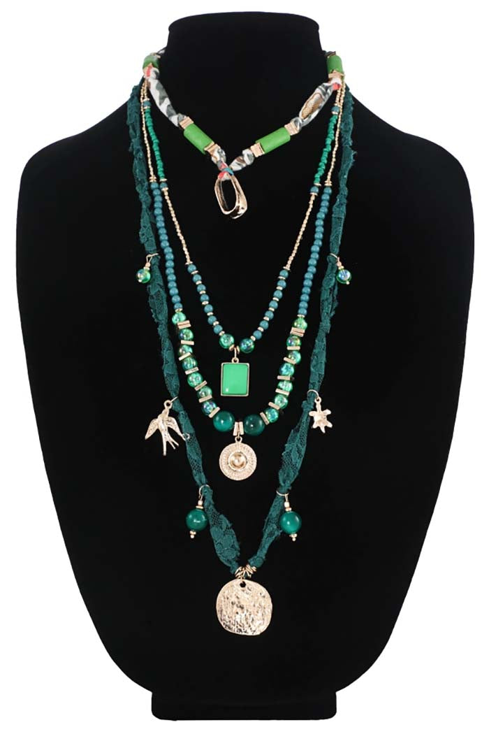 Layered Charm Necklace