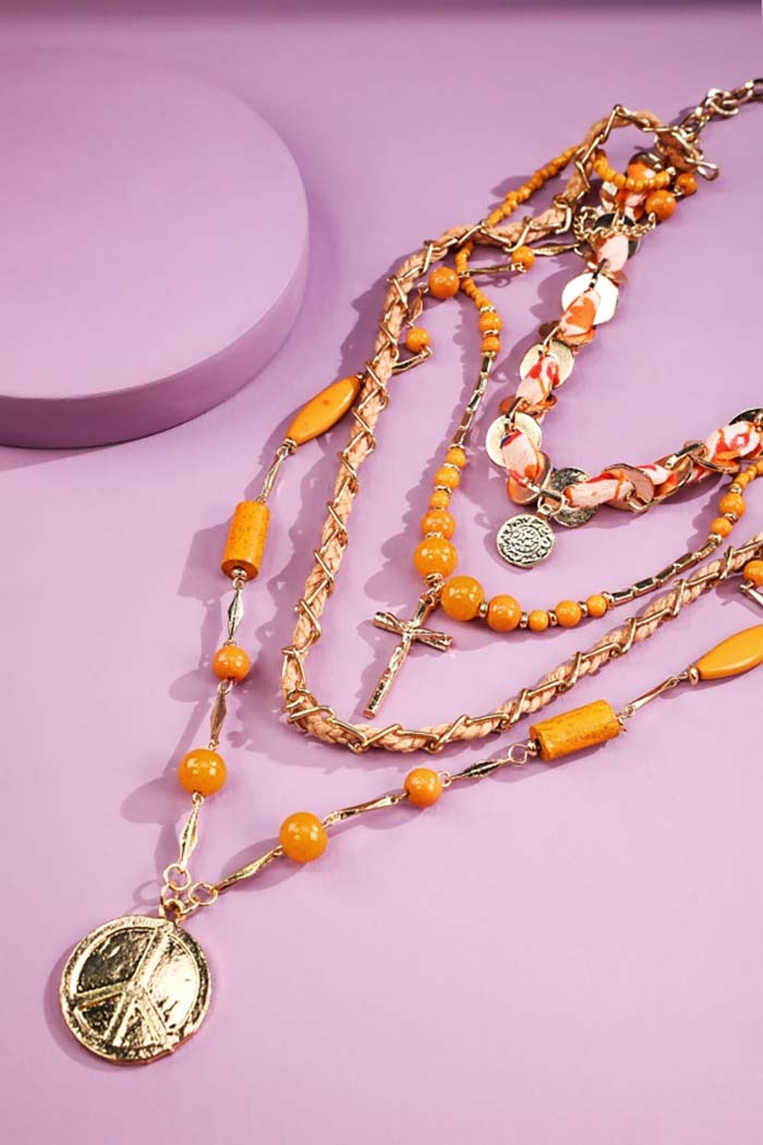 Layered Scarf Necklace